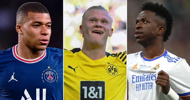 Mbappe. Haaland and Vinicius jr.